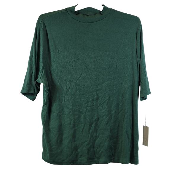 A New Day Women's Short Sleeve Tee, Green, Size 1X, NWT - Picture 1 of 6